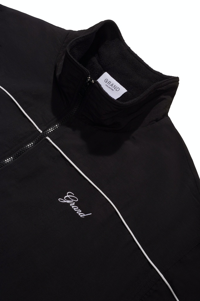 Nylon/Fleece Jacket Black