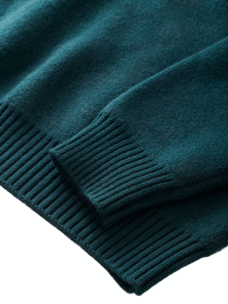 Italian Cashmere/Virgin Wool Sweater Forest