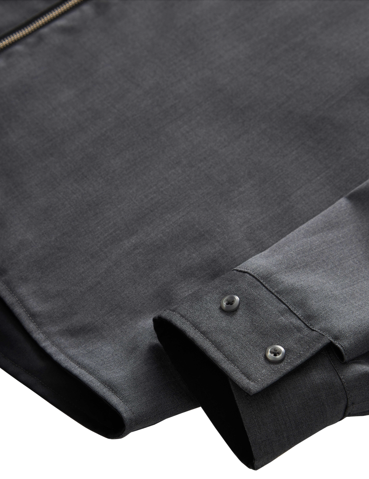 REVERSIBLE WOOL OVERSHIRT