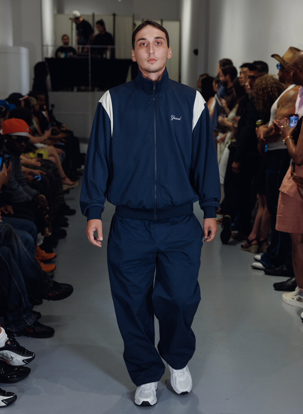 KNIT TRICOT TRACK JACKET