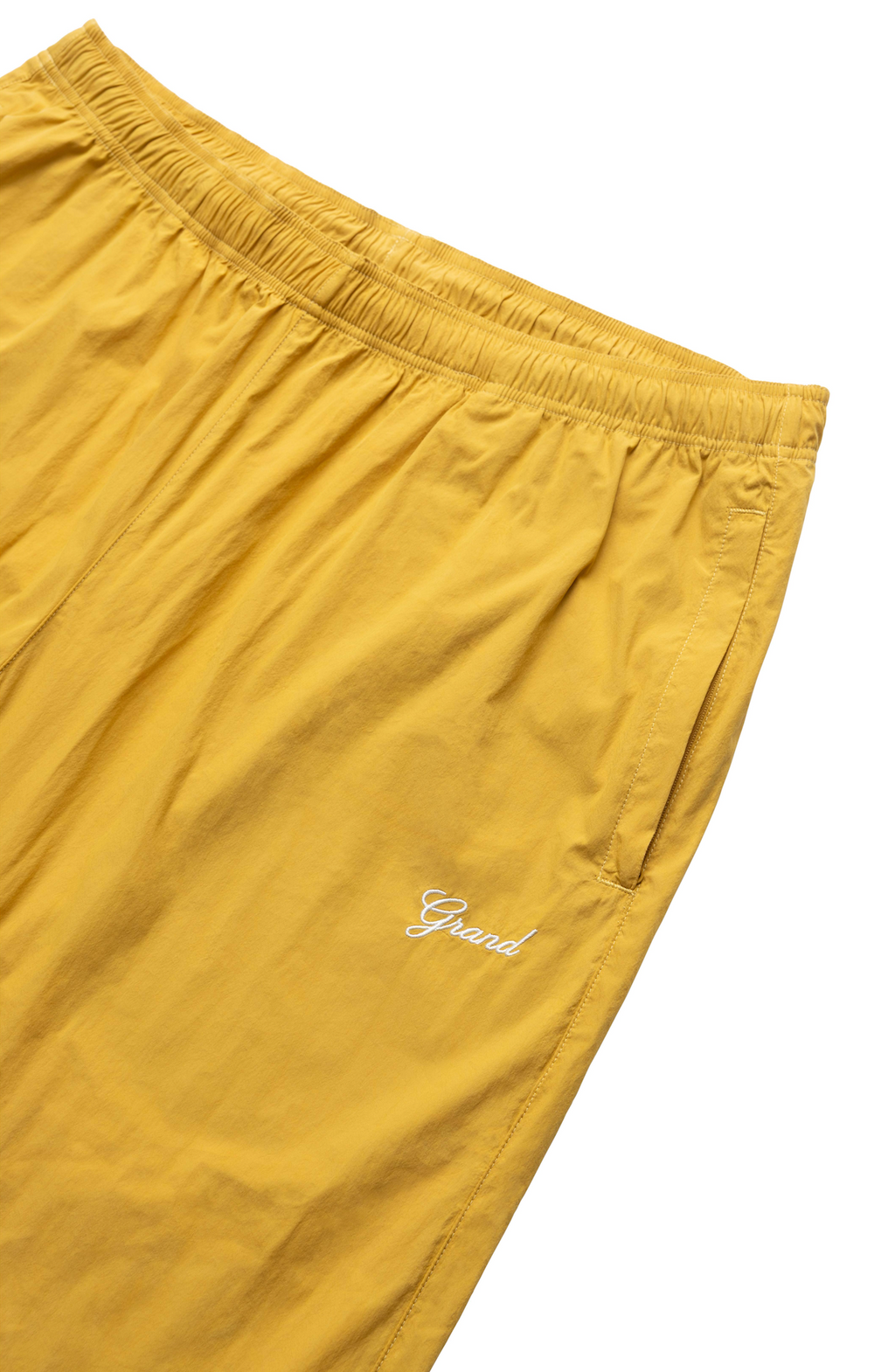 COTTON/NYLON TRACK PANT DEEP YELLOW
