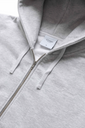 ZIP UP SCRIPT SWEATSHIRT ASH GREY thumbnail image