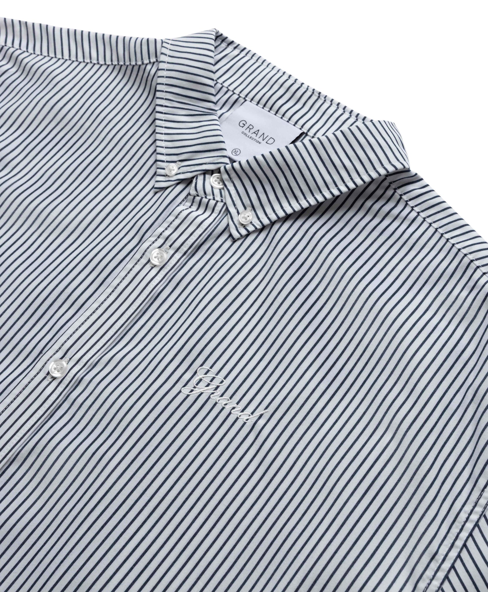 BLAIR STRIPED POPLIN SHIRT WHITE