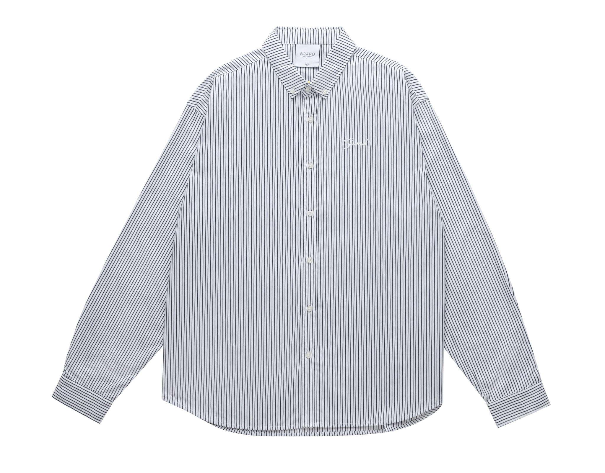 BLAIR STRIPED POPLIN SHIRT WHITE