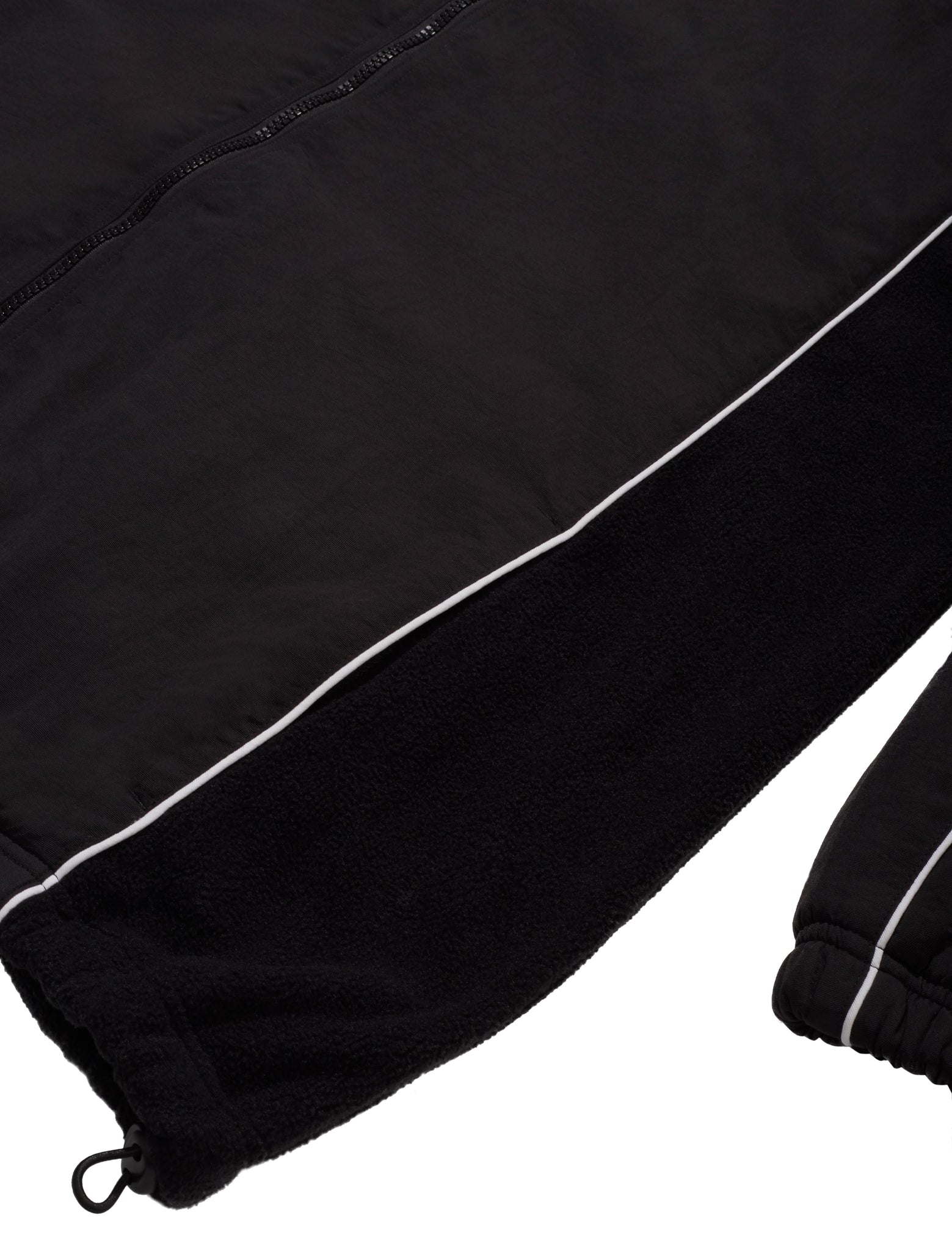 Nylon/Fleece Jacket Black