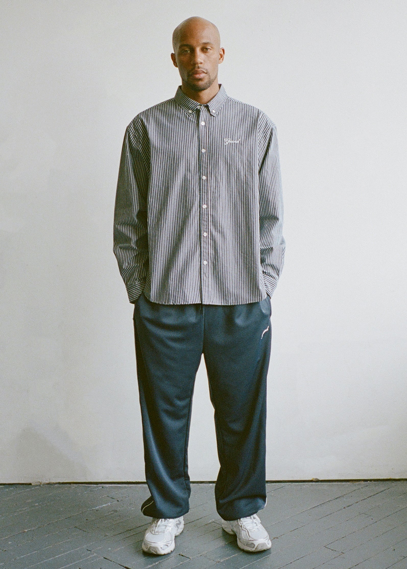 BLAIR POPLIN SHIRT NAVY