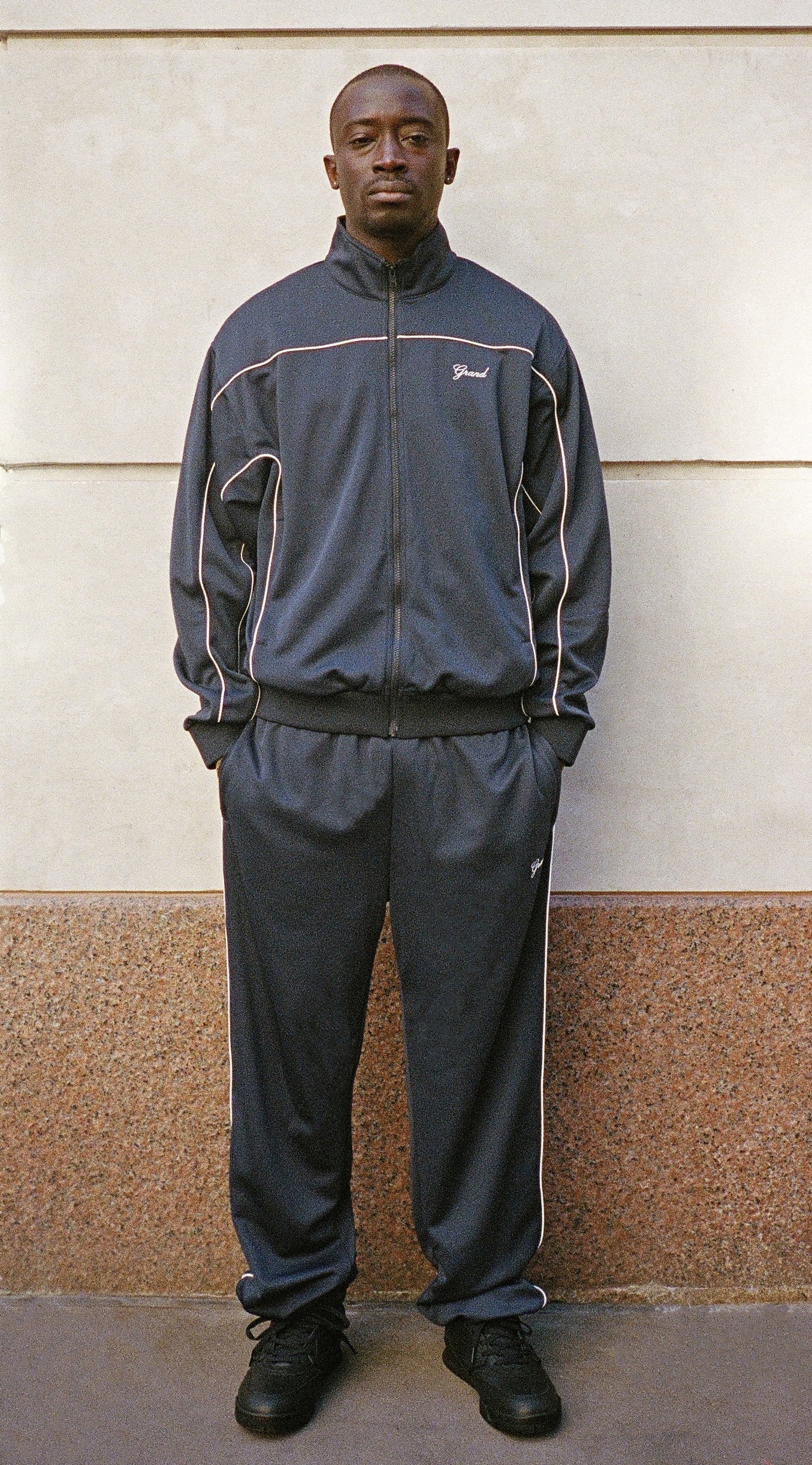 TRICOT TRACK JACKET MIDNIGHT NAVY
