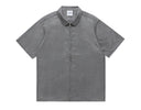 WOOL SHORT SLEEVE ZIP UP SHIRT thumbnail image