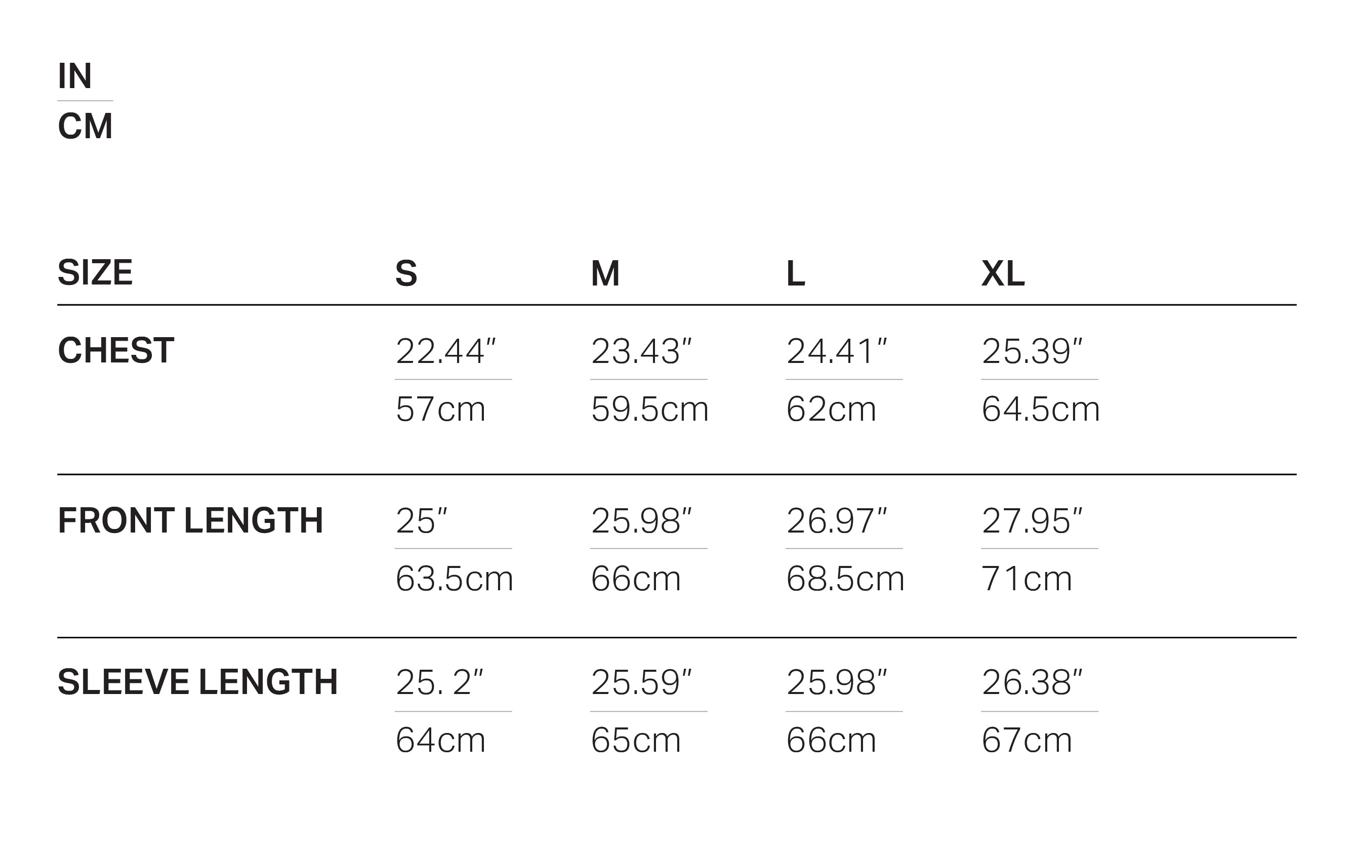 sizechart