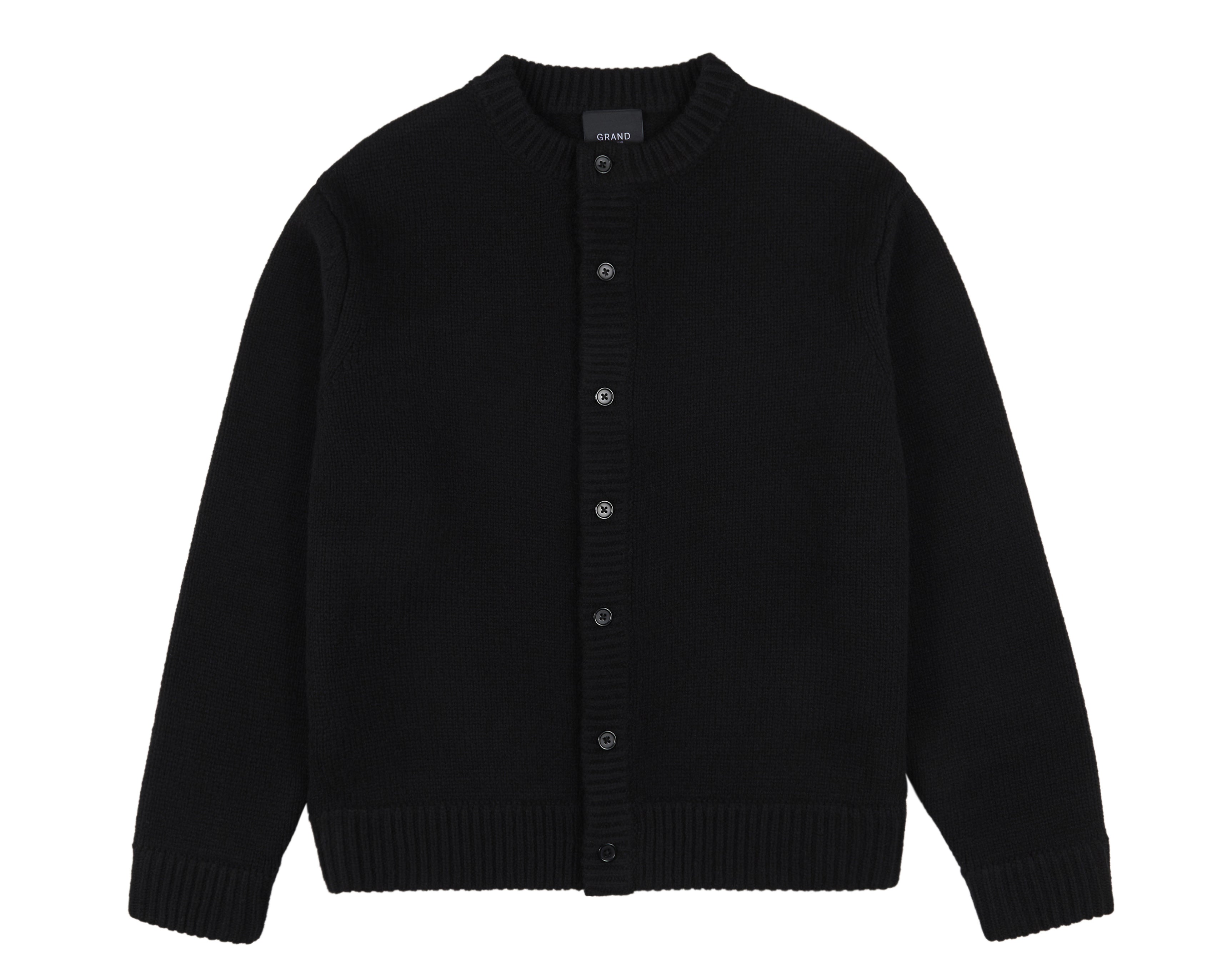 WOOL CARDIGAN BLACK