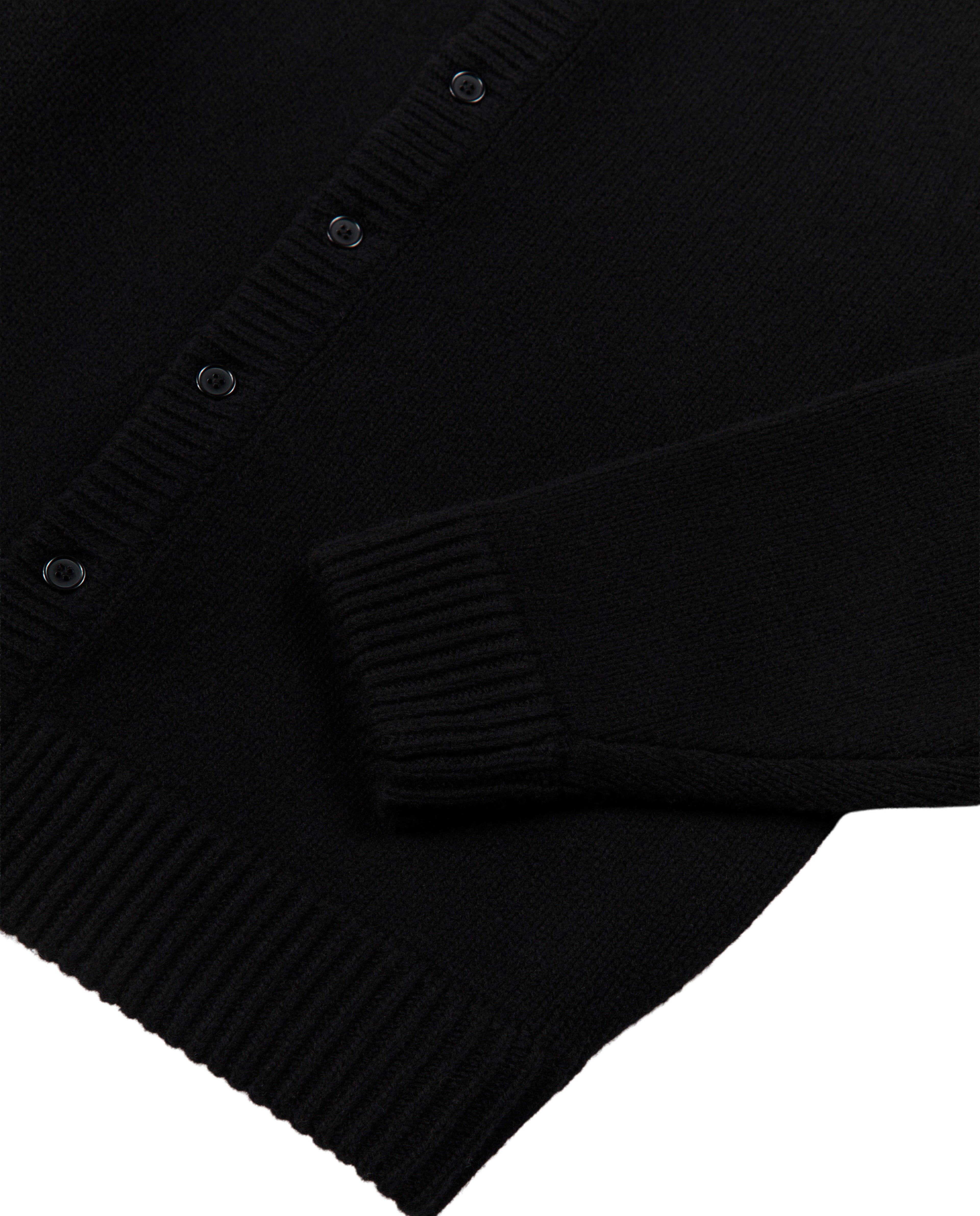 WOOL CARDIGAN BLACK
