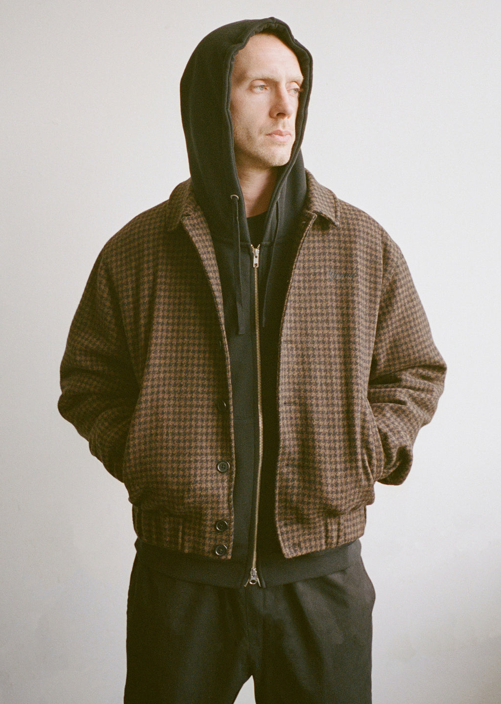 WOOL JACKET BROWN