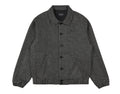 WOOL HOUNDSTOOTH BLOUSON JACKET BLACK/GREY