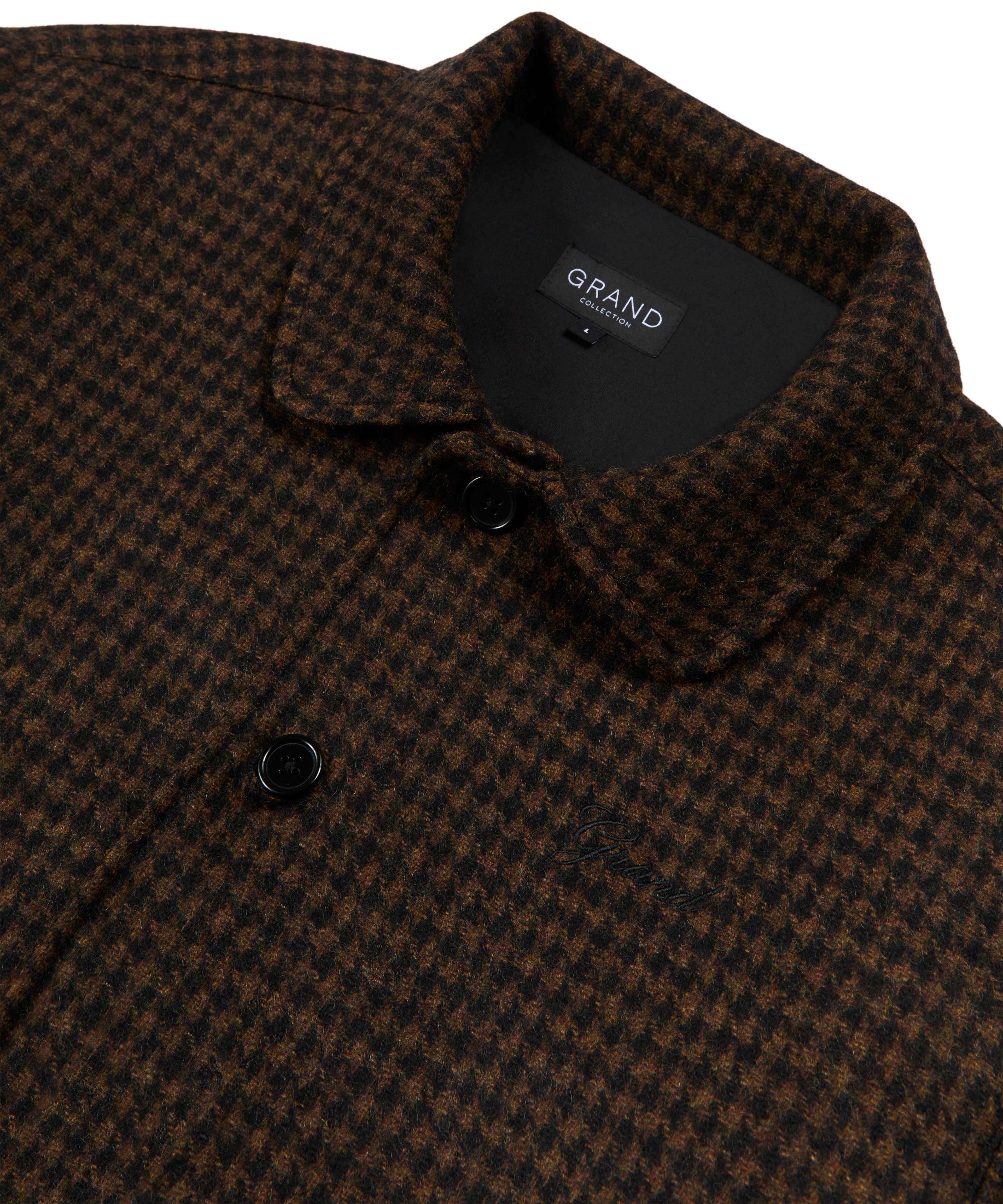 WOOL JACKET BROWN