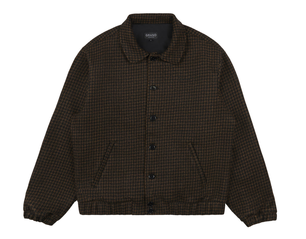 WOOL JACKET BROWN