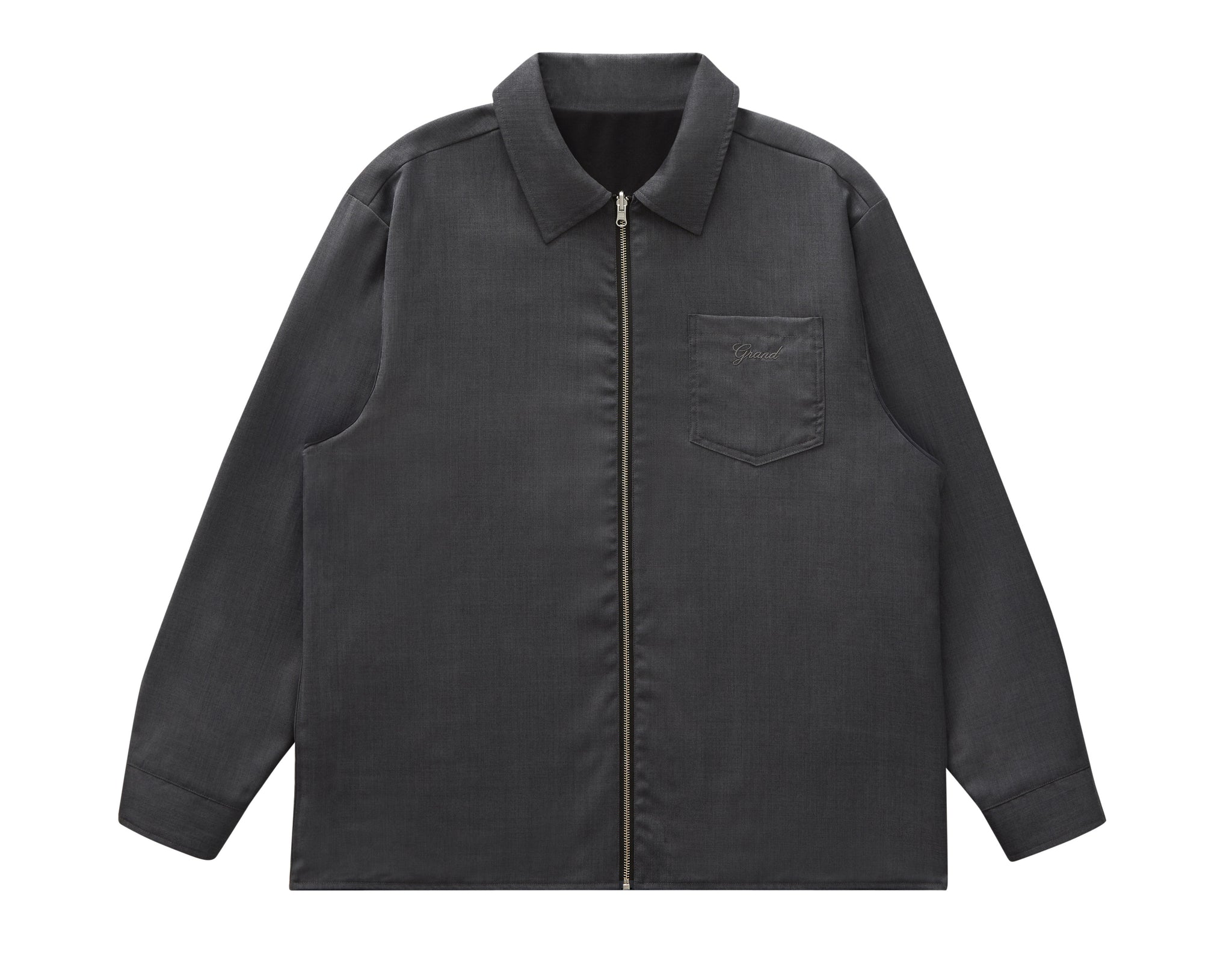 REVERSIBLE WOOL OVERSHIRT