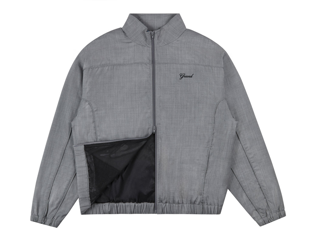 WOOL TRACK JACKET GREY