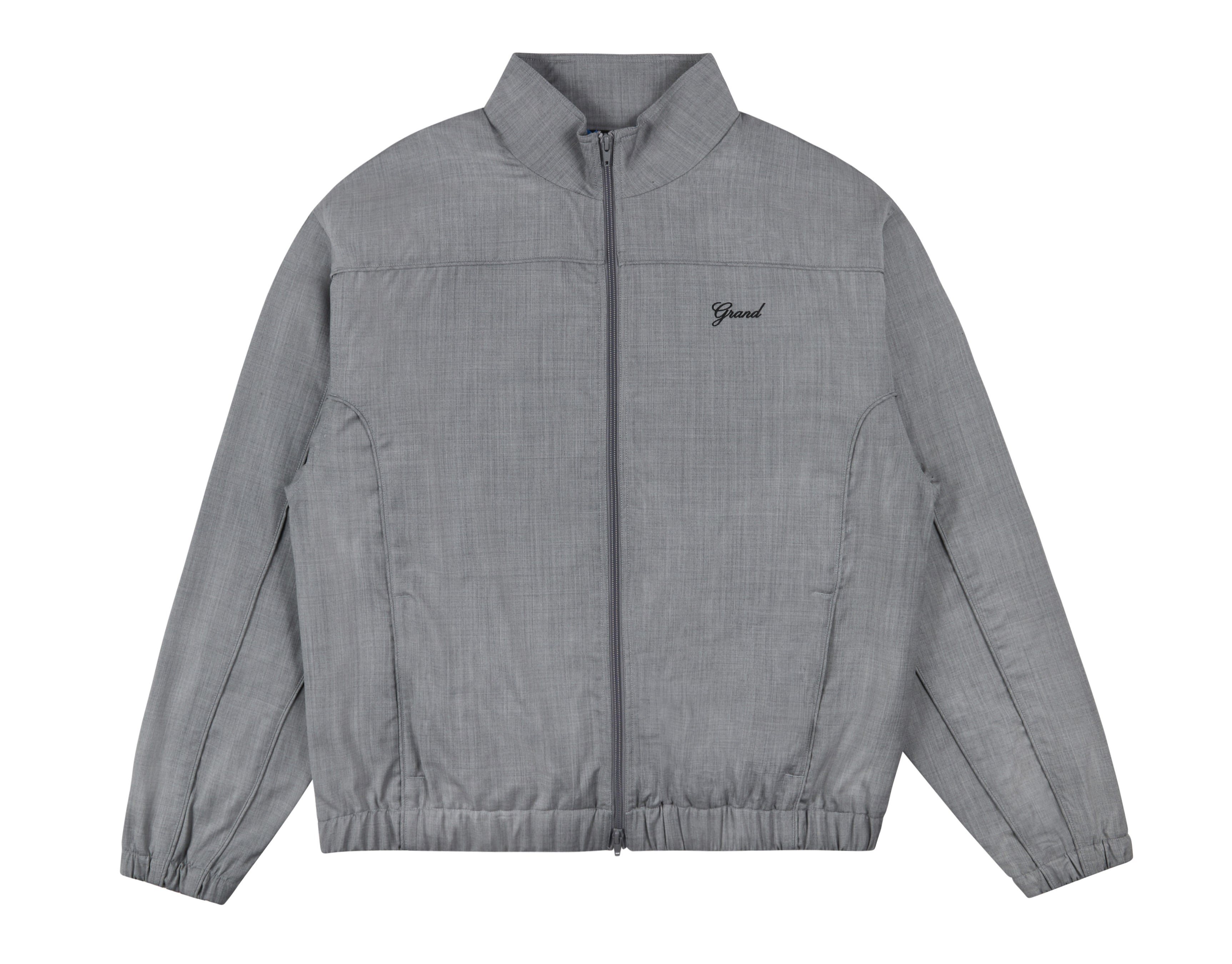 WOOL TRACK JACKET GREY
