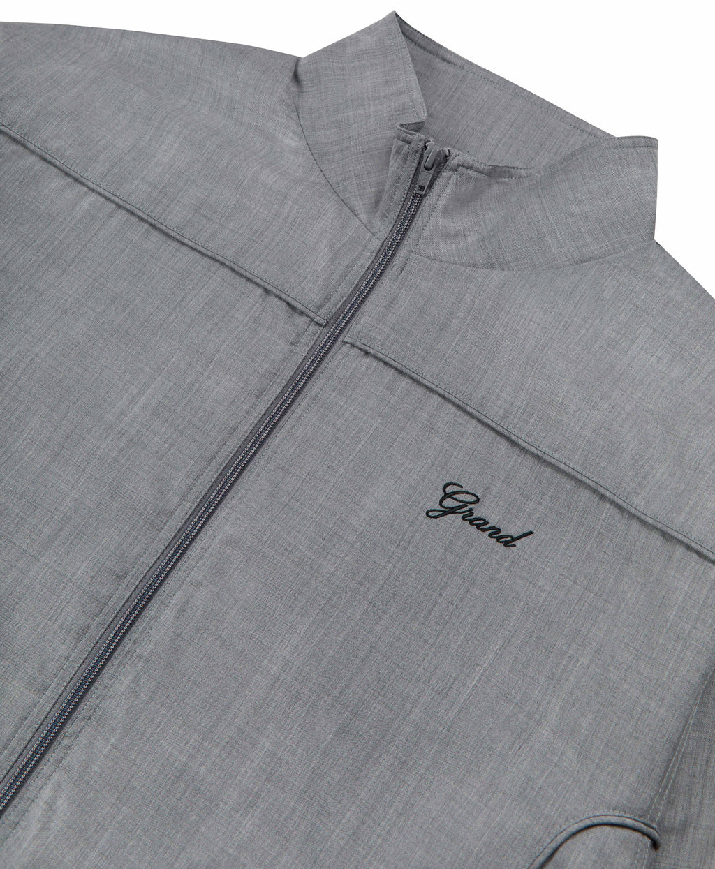 WOOL TRACK JACKET GREY