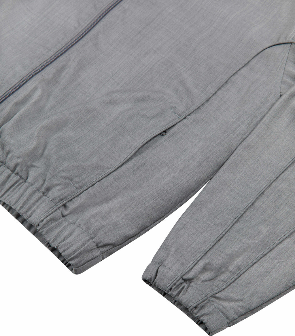 WOOL TRACK JACKET GREY