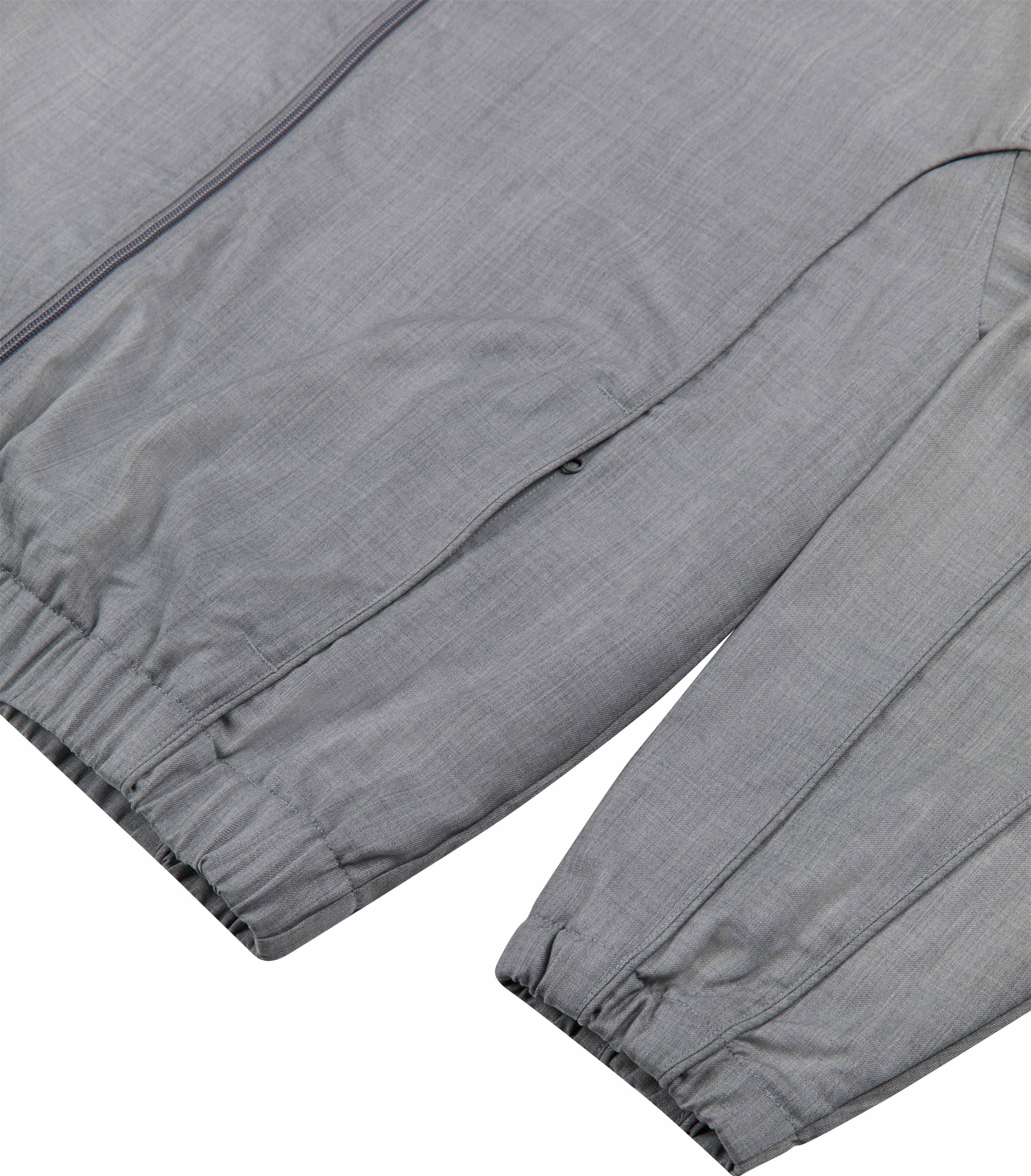 WOOL TRACK JACKET GREY