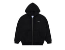 ZIP UP SCRIPT SWEATSHIRT BLACK thumbnail image