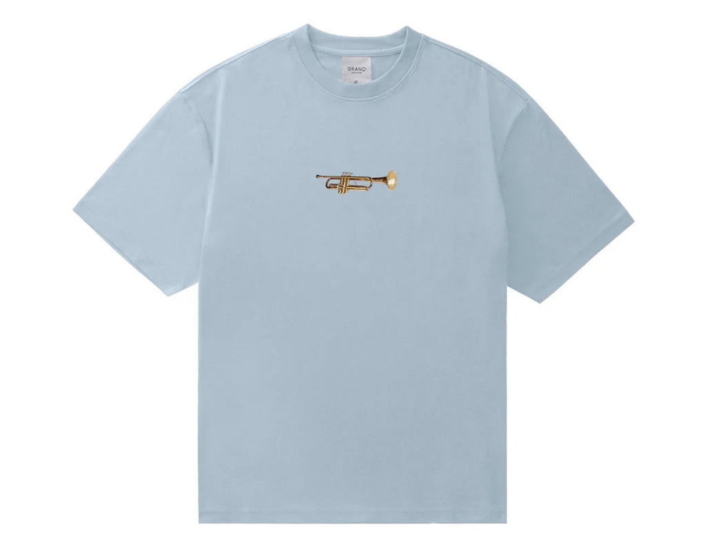TRUMPET TEE POWDER BLUE