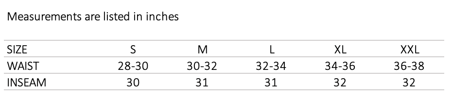 sizechart