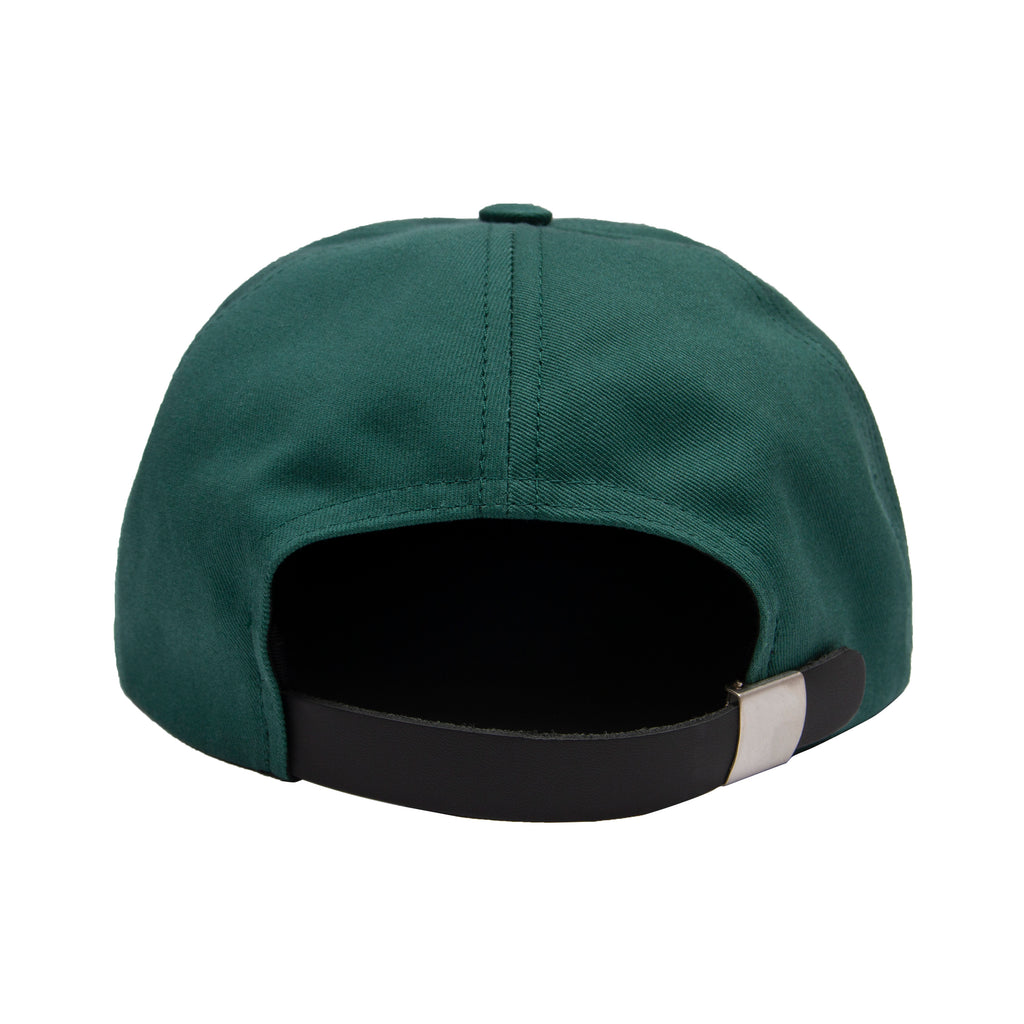 Goose Embroidered Cap Emerald