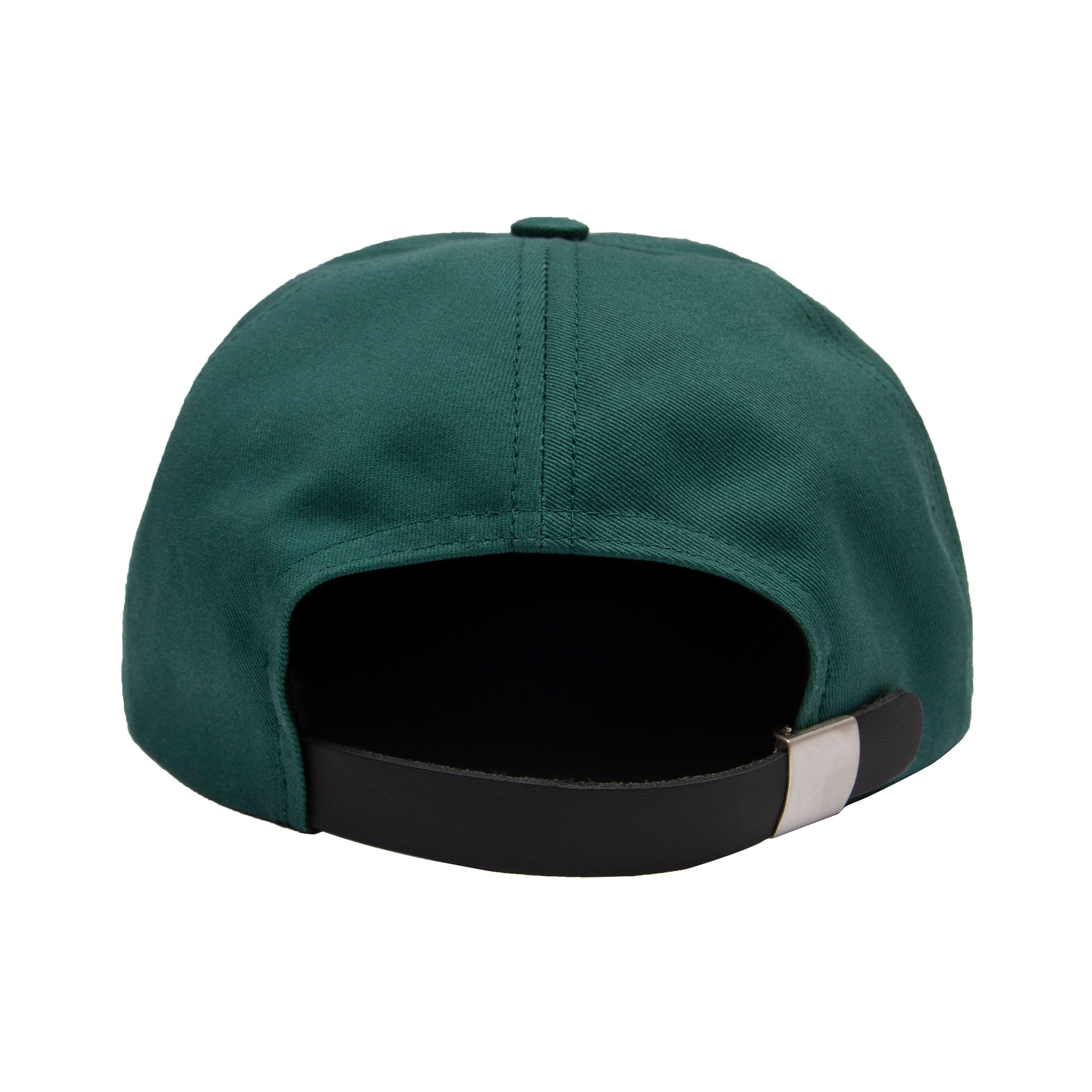 Goose Embroidered Cap Emerald