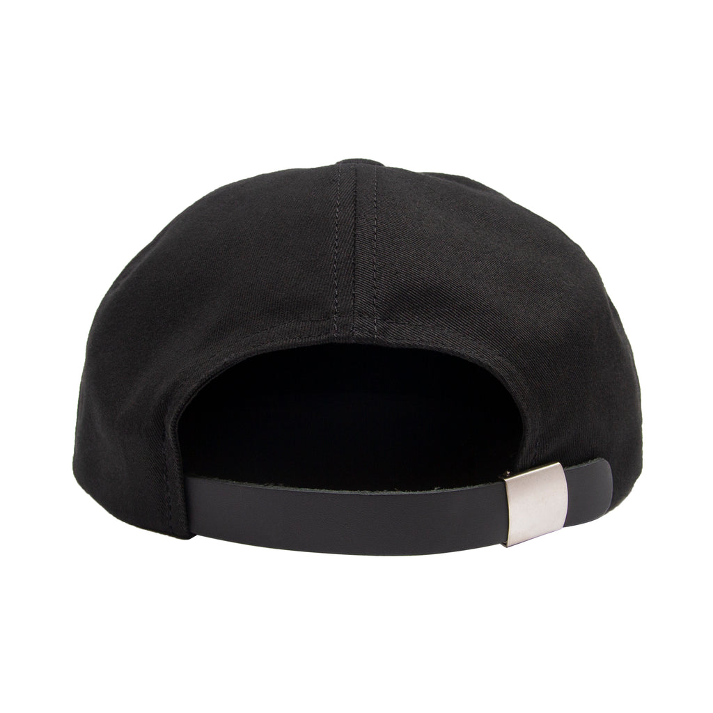 Goose Embroidered Cap Black