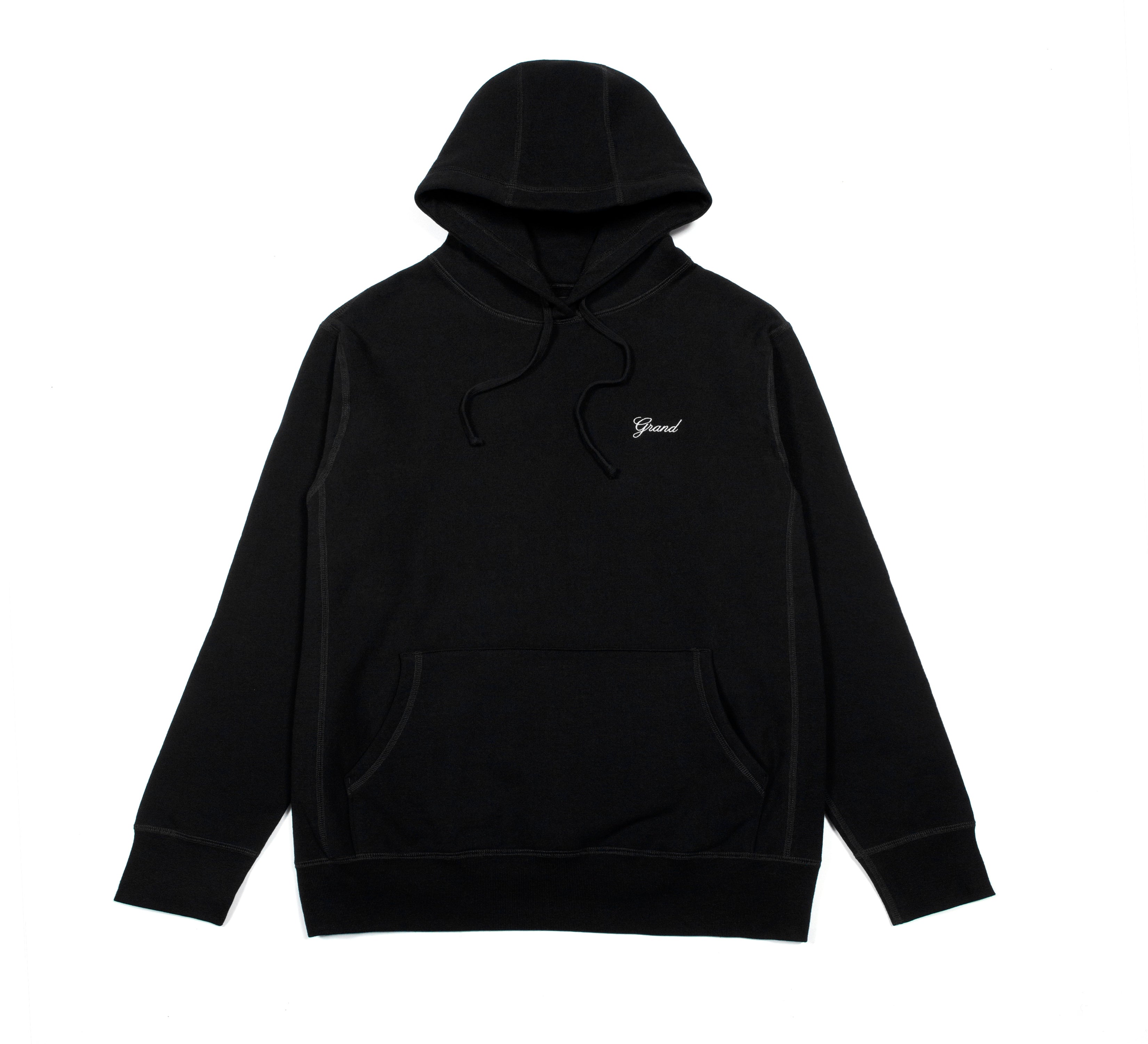 Script Hoodie Black