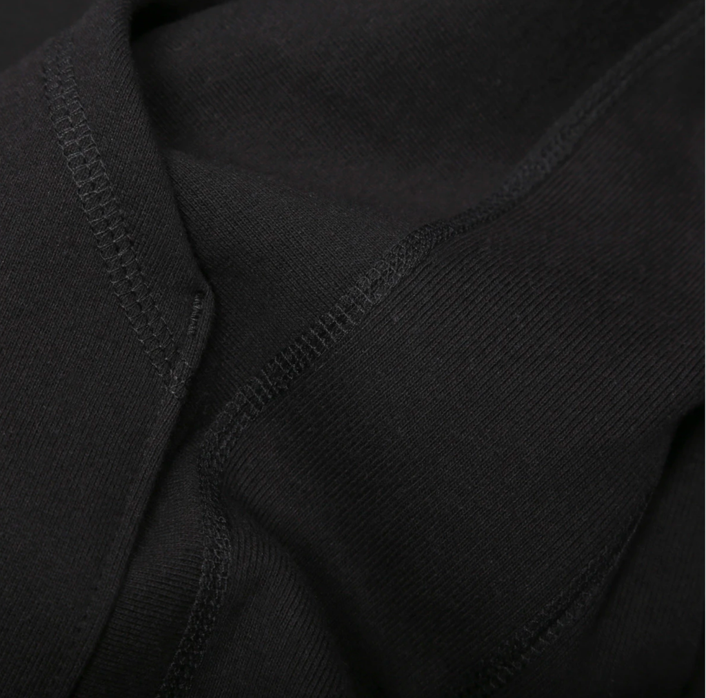 Script Hoodie Black
