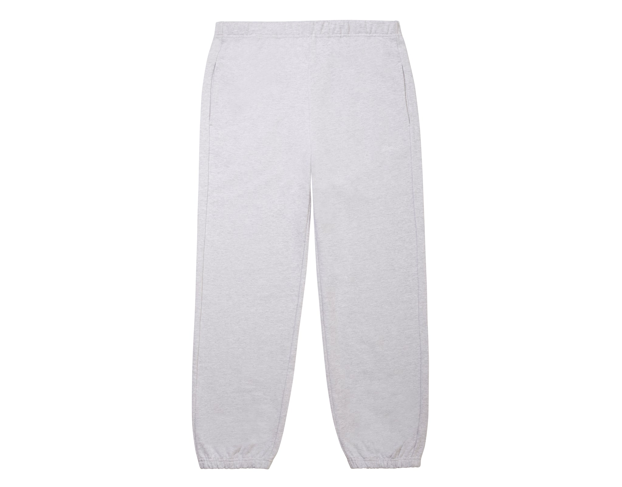 Grand Script Sweat Pant Ash Grey