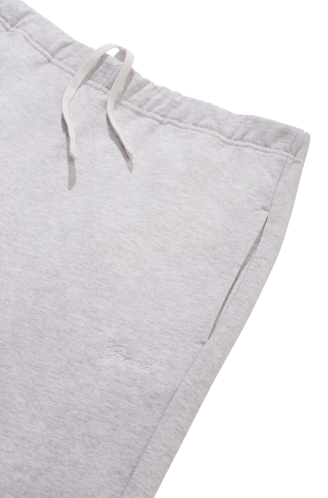 Grand Script Sweat Pant Ash Grey