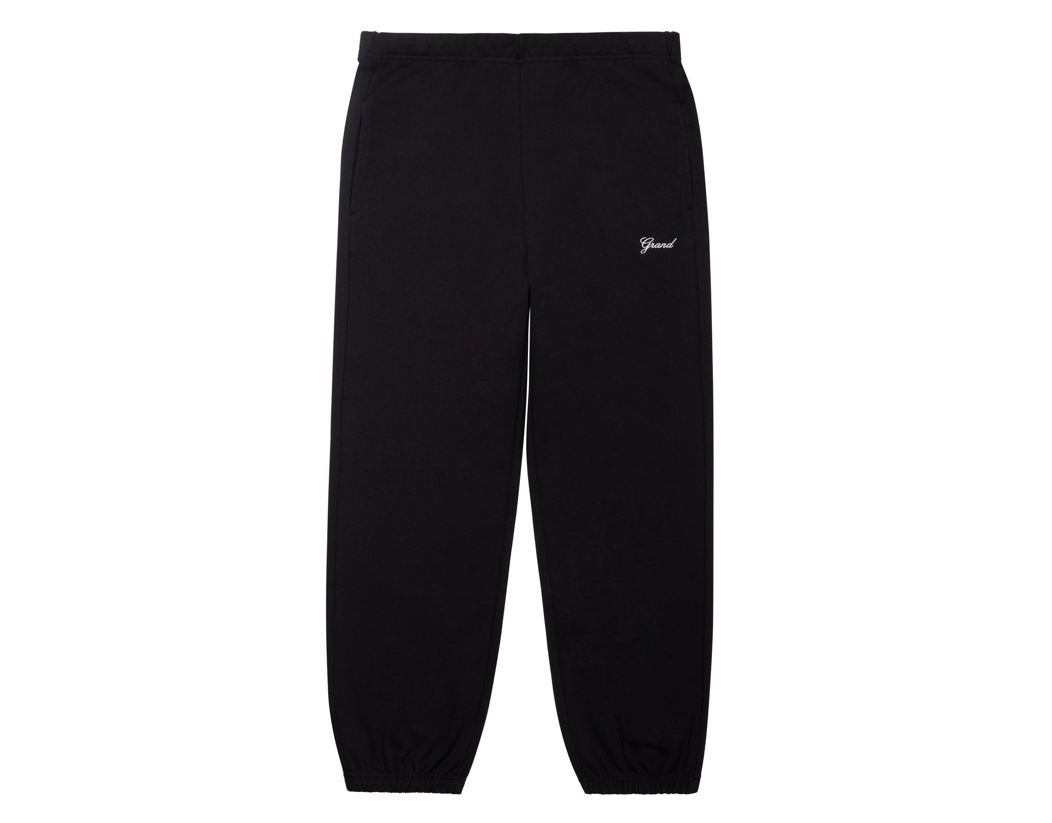 Grand Script Sweat Pant Black