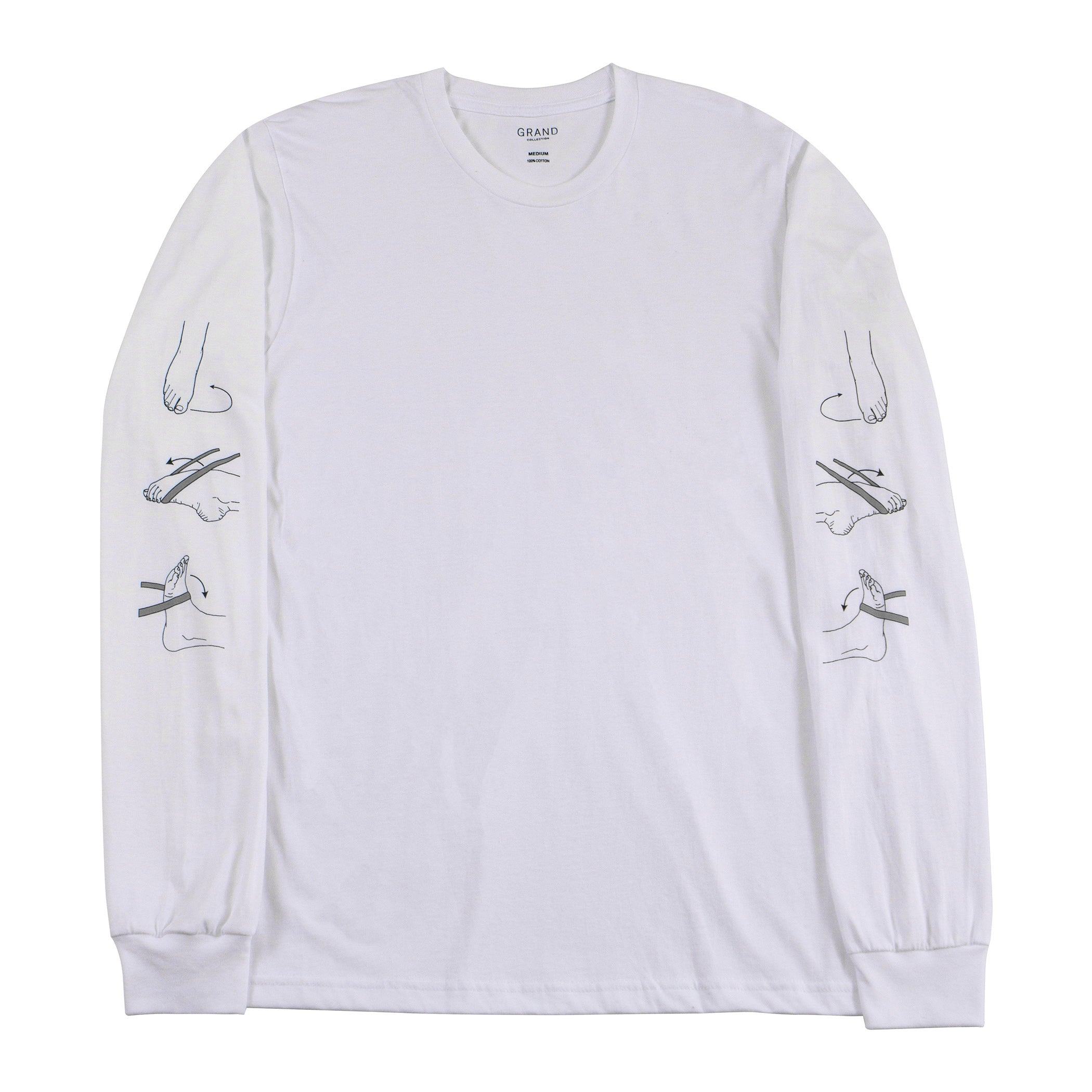 PT Long Sleeve Tee White