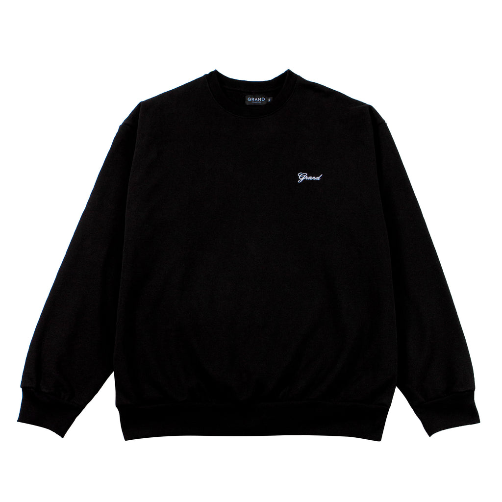 Grand Script Premium Crewneck Black