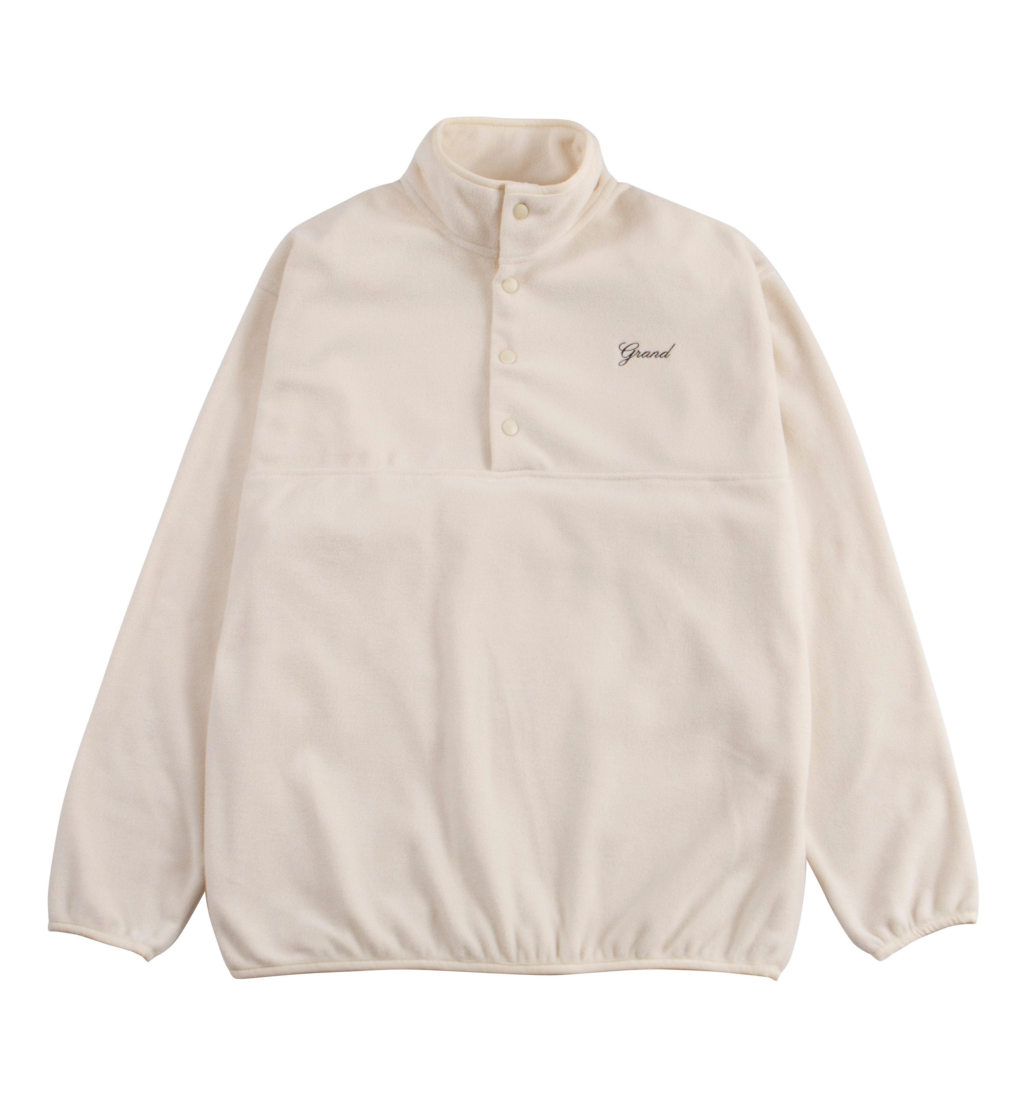 Micro Fleece Pullover Cream