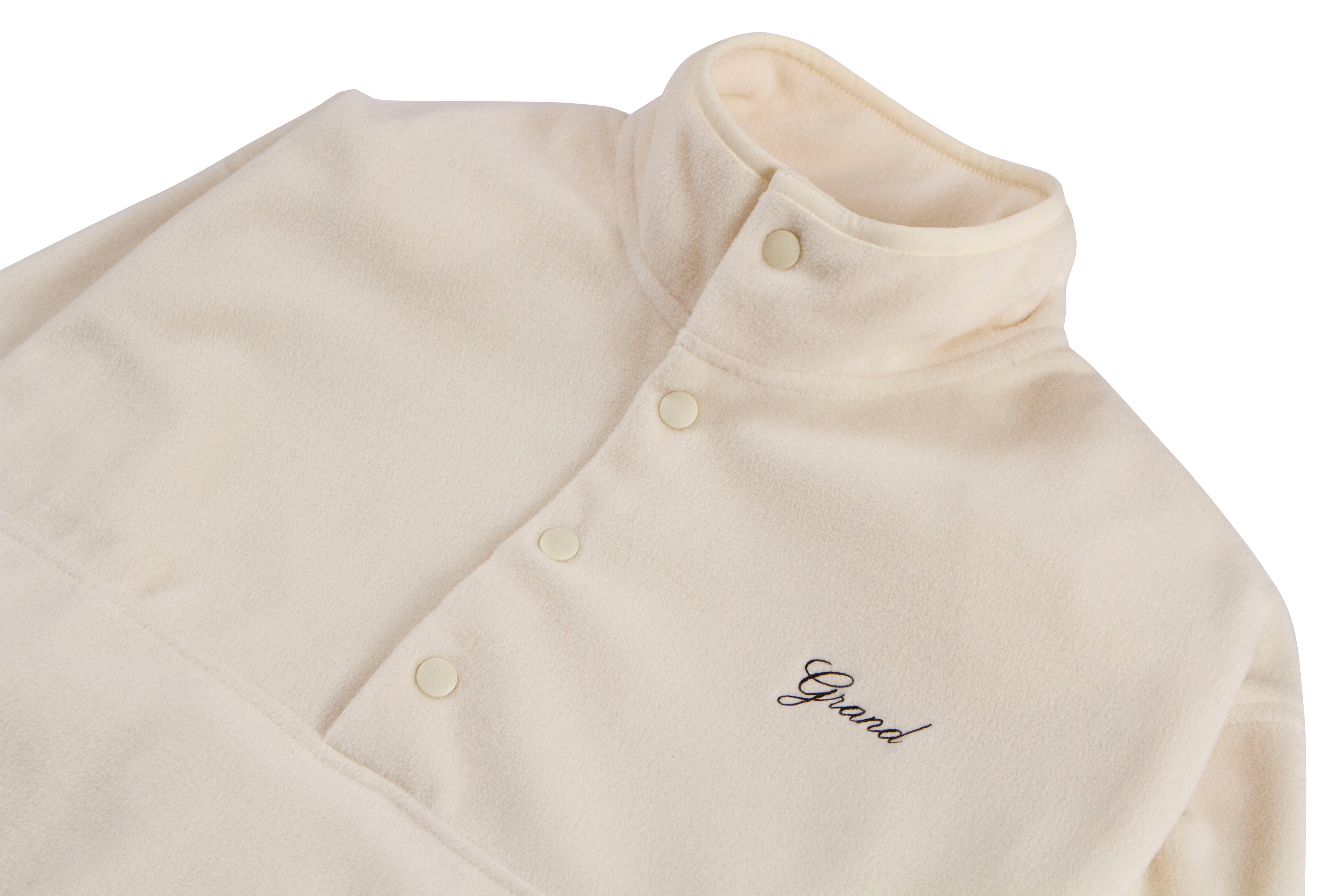 Micro Fleece Pullover Cream