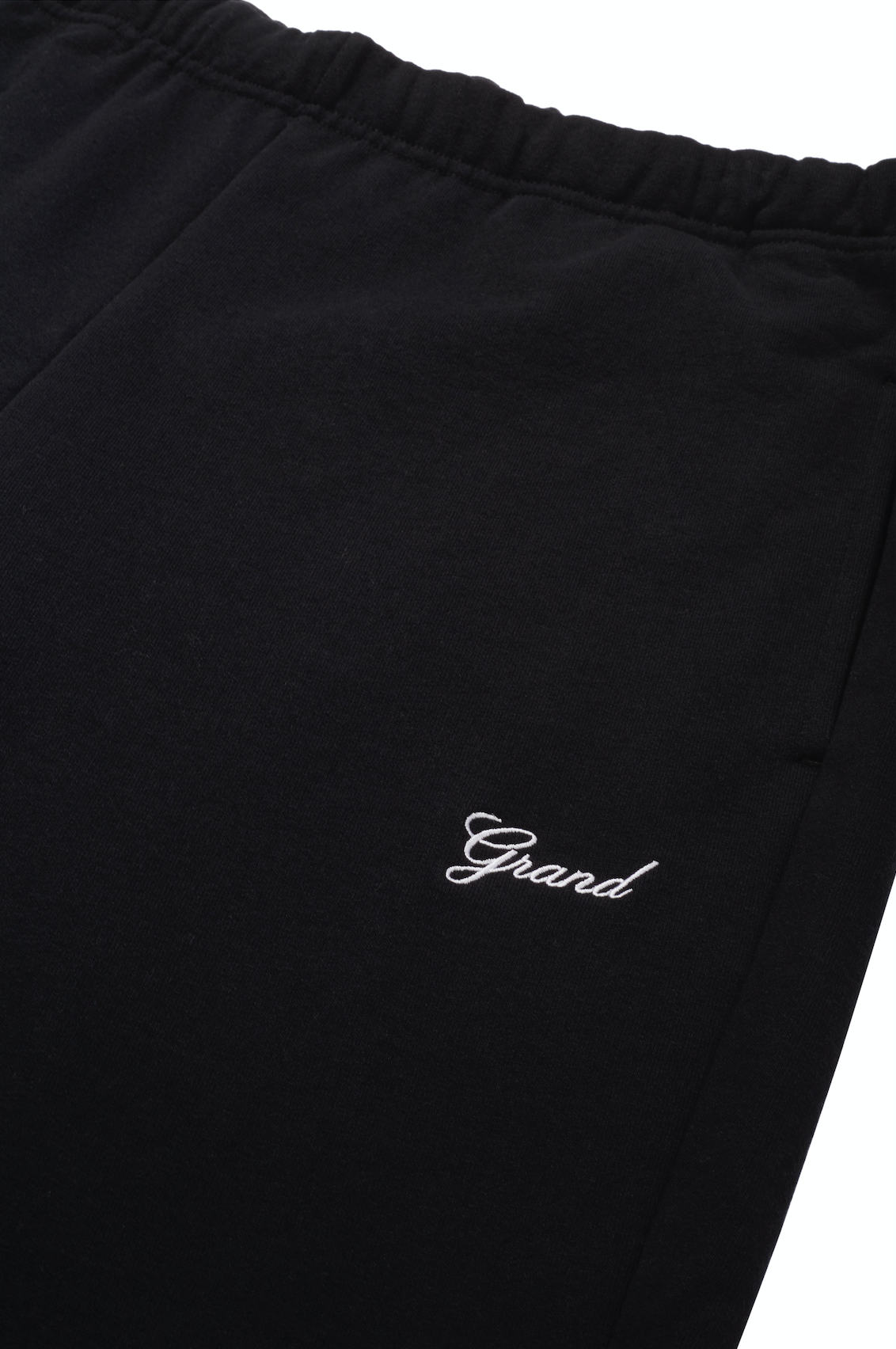 Grand Script Sweat Pant Black