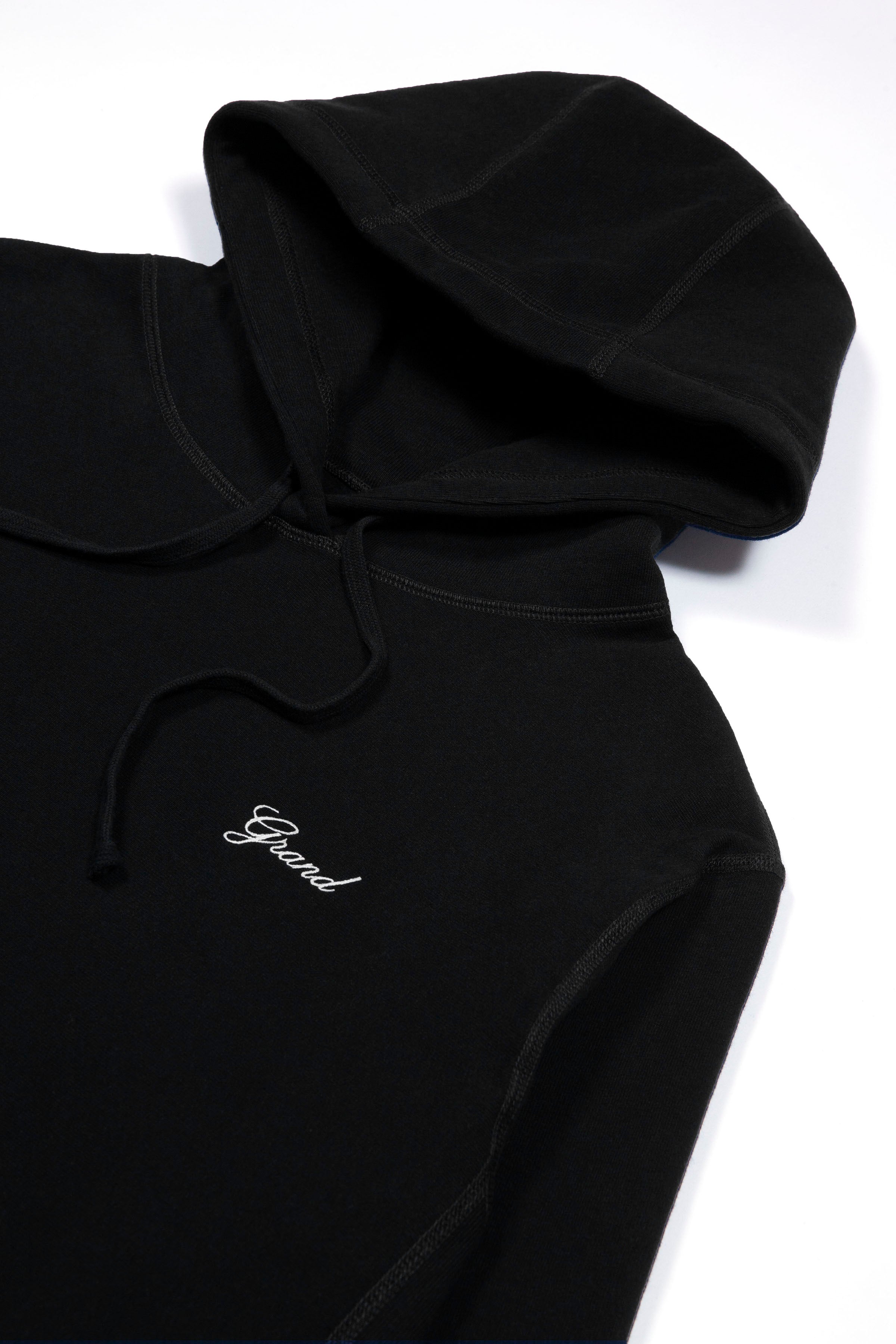 Script Hoodie Black